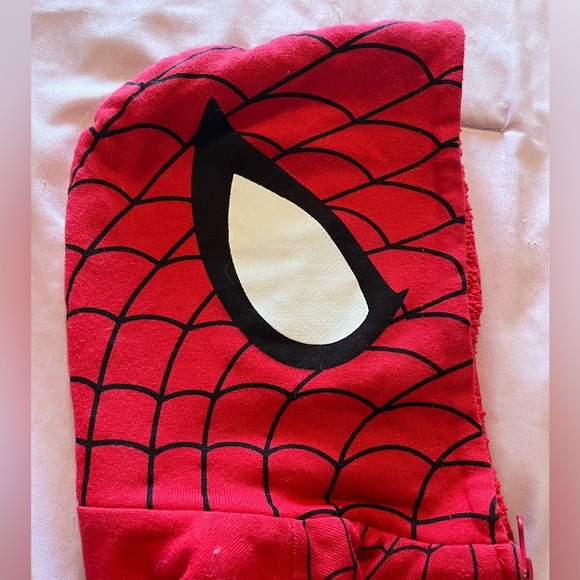 Toddler Marvel Spiderman Hooded Sweatshirt - Picture 3 of 5